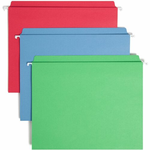 Smead SMD64100 FasTab Straight Tab Cut Letter Recycled Hanging Folder