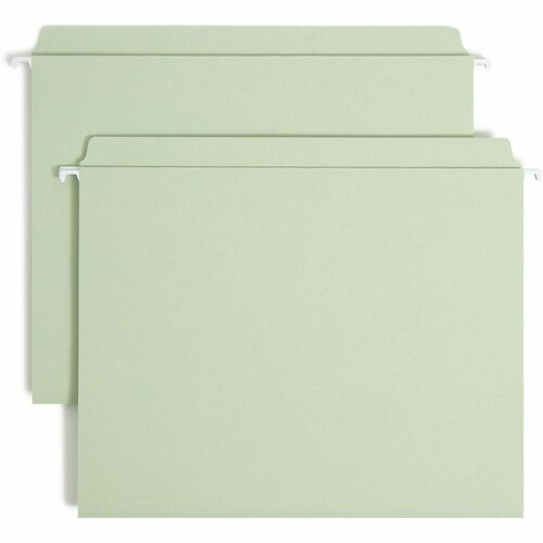 Smead SMD64101 FasTab Straight Tab Cut Letter Recycled Hanging Folder