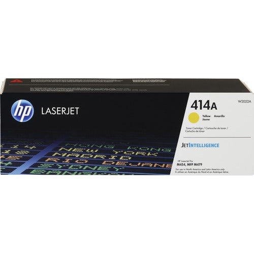 HP HEWW2022A 414A (W2022A) Original Laser Toner Cartridge - Yellow - 1 Each