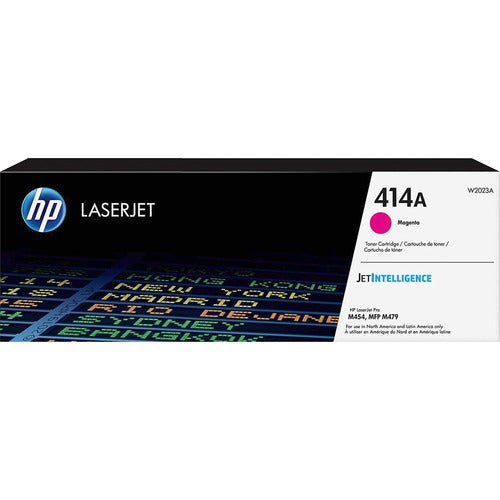 HP HEWW2023A 414A (W2023A) Original Laser Toner Cartridge - Magenta - 1 Each