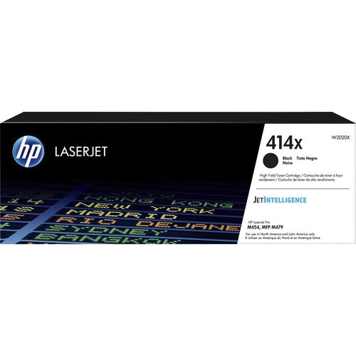 HP HEWW2020X 414X (W2020X) Original High Yield Laser Toner Cartridge - Black - 1 Each