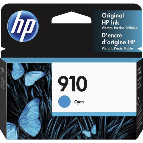 HP HEW3YL58AN 910 (3YL58AN) Original Standard Yield Inkjet Ink Cartridge - Cyan - 1 Each