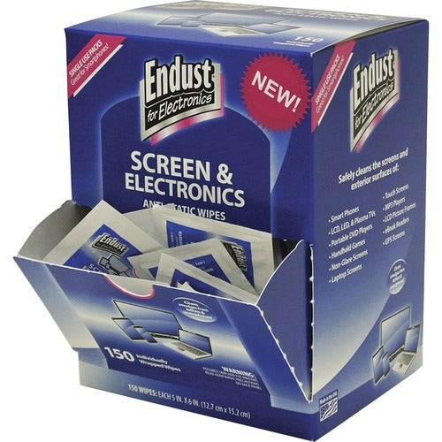 Endust NRZ14316 Screen/Electronics Clean Wipes