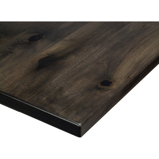KFI KFI36S922BKLTB 36" Square Wood Pedestal Table