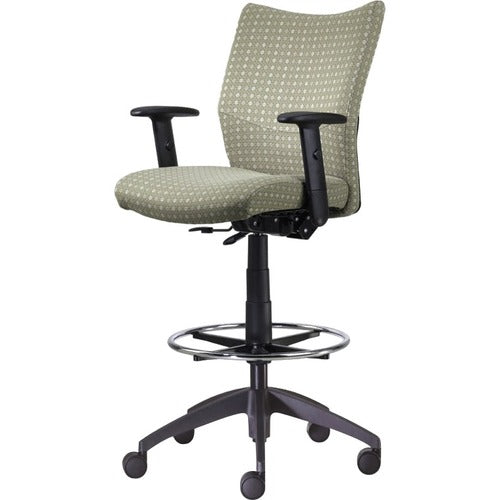 9 to 5 Seating NTF2366P1001LA Drafting Stool with Posture Back Control, Armless