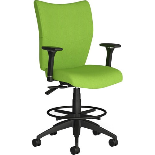 9 to 5 Seating NTF2366P1A8B1BU Drafting Stool With Posture Back Control,Adjustable Height Arm
