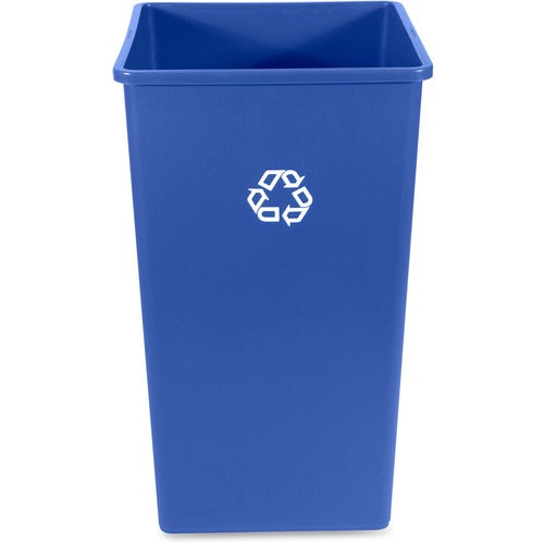 Rubbermaid Commercial RCP395973BE 50-Gallon Square Recycling Container