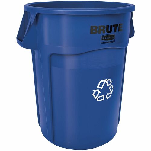 Rubbermaid Commercial RCP264307BLU Brute 44-Gallon Vented Recycling Container