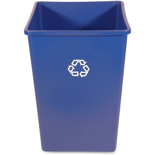 Rubbermaid Commercial RCP395873BLU Untouchable Square Recycling Container