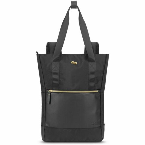 Solo USLEXE8014 PARKER Carrying Case (Tote) for 15.6" Notebook - Classic Black, Gold