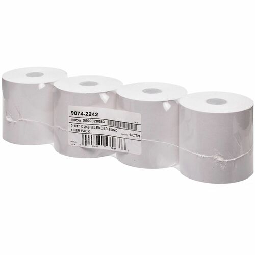 ICONEX ICX90742242 1-ply Blended Bond Paper POS Receipt Roll