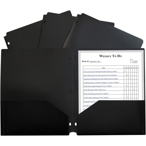 C-Line CLI33931 2-pocket Heavyweight Poly Portfolio Pocket