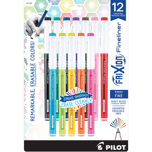 FriXion PIL11452 Fineliner Erasable Marker Pens