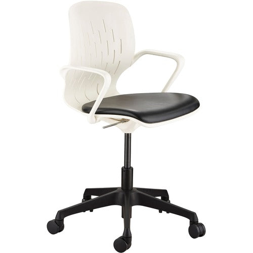 Safco SAF7013WH Shell Desk Chair