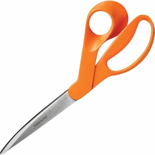 Fiskars FSK1944101008 Premier Heavy-Duty Scissors, 9" , Pointed, Orange