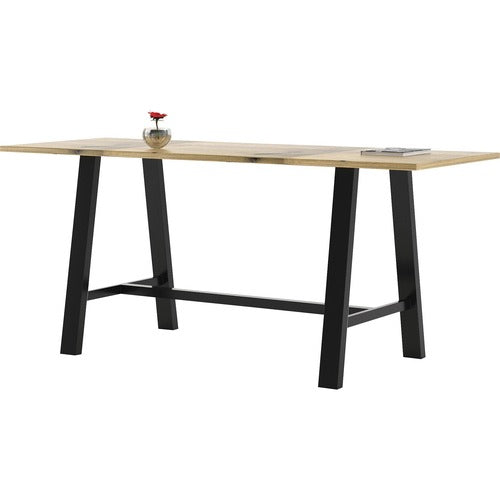 KFI KFI3696MTLFTN41 Midtown Solid Wood Top Cafe Table
