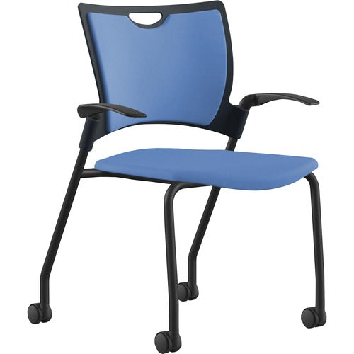9 to 5 Seating NTF1315A12BFBU Bella Fabric Seat Mobile Stack Chair