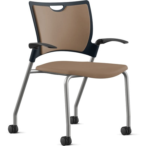 9 to 5 Seating NTF1315A12SFLA Bella Fabric Seat Mobile Stack Chair