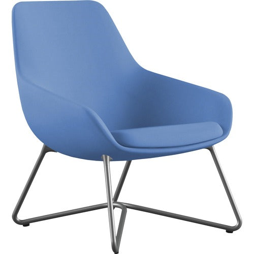 9 to 5 Seating NTF9111LGSFBU W-shaped Base Lilly Lounge Chair