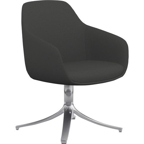 9 to 5 Seating NTF9134GTPFDO Lilly Swivel Base Fabric Lounge Chair