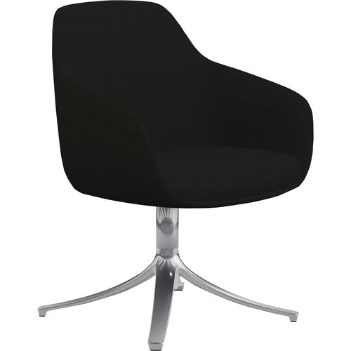 9 to 5 Seating NTF9134GTPFON Lilly Swivel Base Fabric Lounge Chair