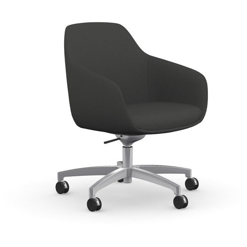9 to 5 Seating NTF9154R2PFDO Lilly 5-Star Base Fabric Lounge Chair