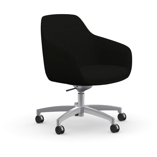 9 to 5 Seating NTF9154R2SFON Lilly 5-Star Base Fabric Lounge Chair