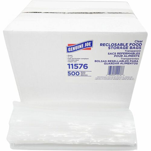 Genuine Joe GJO11576CT Food Storage Bags