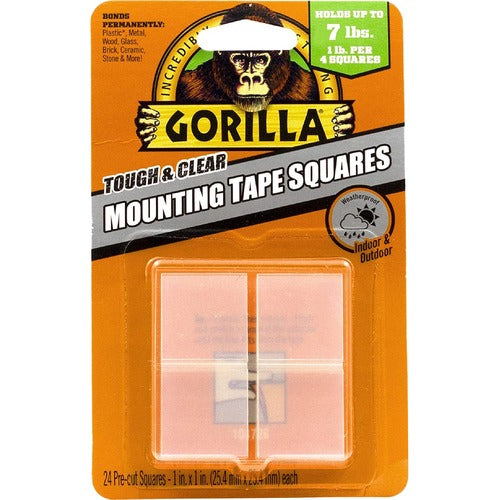 Gorilla GOR6067202 Tough & Clear Mounting Squares