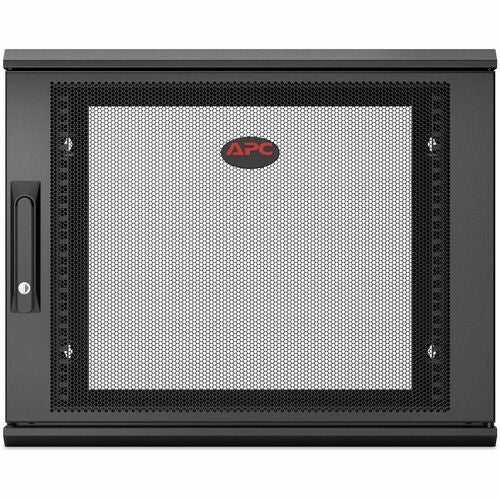 APC by Schneider Electric APWAR109SH6 NetShelter WX 9U Single Hinged Wall-Mount Enclosure 600mm Deep