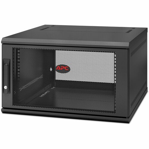 APC by Schneider Electric APWAR106SH6 NetShelter WX 6U Single Hinged Wall-mount Enclosure 600mm Deep