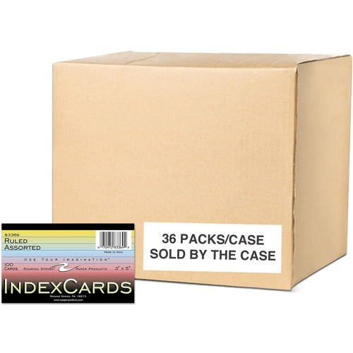 Roaring Spring ROA83369CS Colored Index Cards