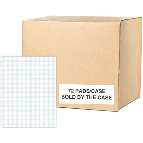 Roaring Spring ROA95161CS 5x5 Graph Ruled Gummed Pad with Chipboard Back