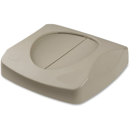 Rubbermaid Commercial RCP268988BGCT Untouchable Swing Top Lid
