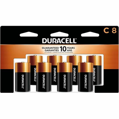 Duracell DURMN14RT8ZCT Coppertop Alkaline C Battery 8-Packs