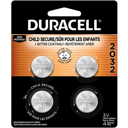 Duracell DURDL2032B4CT 2032 3V Lithium Battery 4-Packs