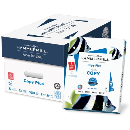 Hammermill HAM105031CT Copy Plus 3HP Paper - White