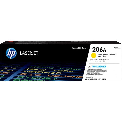 HP HEWW2112A 206A Original Laser Toner Cartridge - Yellow - 1 Each