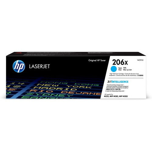 HP HEWW2111X 206X Original High Yield Laser Toner Cartridge - Cyan - 1 Each