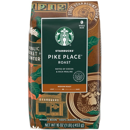 Starbucks® SBK12411946 Whole Bean Pike Place Roast Coffee