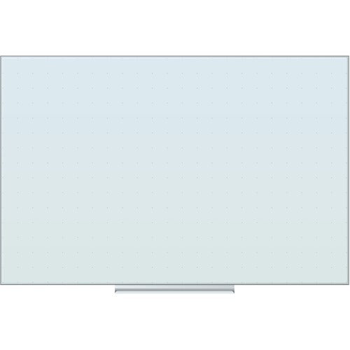 U Brands UBR2798U0001 Floating Frameless Non-Magnetic Ghost Grid Glass Dry-Erase Board