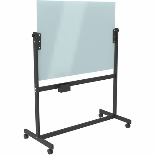U Brands UBR2368U0001 Magnetic Glass Dry-Erase Board Rolling Easel