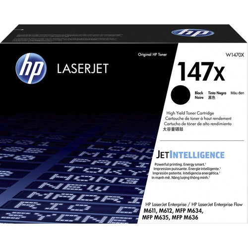 HP HEWW1470X 147X Original High Yield Laser Toner Cartridge - Black - 1 Each