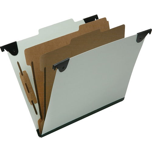 SKILCRAFT® NSN6816250 SKILCRAFT 2/5 Tab Cut Letter Recycled Hanging Folder