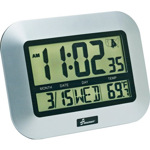 SKILCRAFT® NSN6611877 SKILCRAFT Desktop Clock Radio