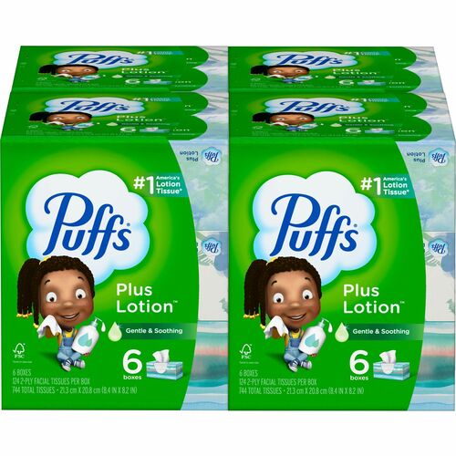 Puffs PGC39383CT Plus Lotion Facial Tissue