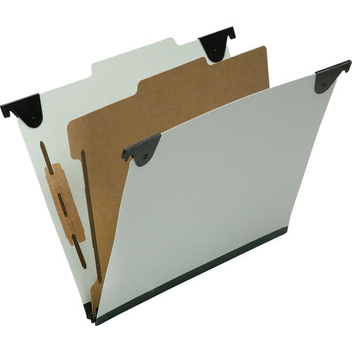 SKILCRAFT® NSN6816253 SKILCRAFT 2/5 Tab Cut Letter Recycled Hanging Folder