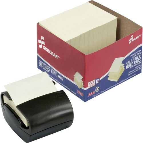 SKILCRAFT® NSN5652771 SKILCRAFT Fan-Fold Notepad with Dispenser