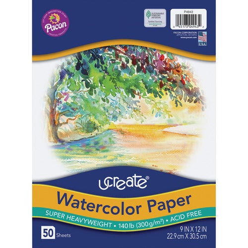 UCreate PACP4943 Watercolor Paper