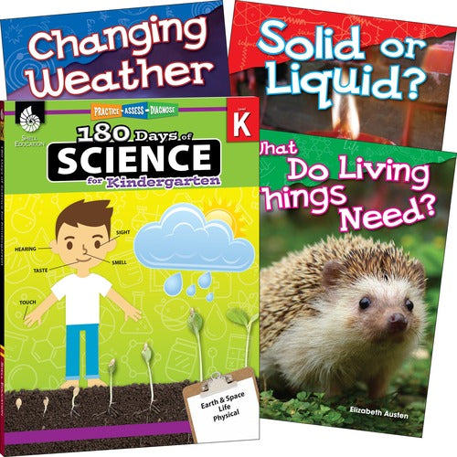 Shell Education SHL118401 Learn At Home Science 4-book Set Printed Book